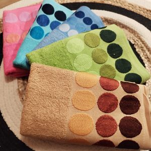 Set 5 prosoape baie, bumbac 100%, dimensiune 50x90cm Bubbles - imagine 2