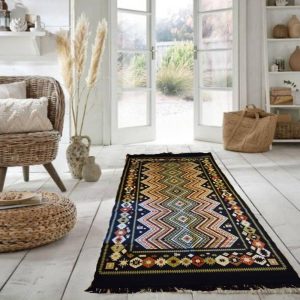 Covor tesut, cu doua fete, din bumbac, dimensiunea 100x300cm, HCA04